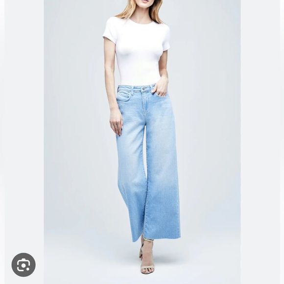 NEW L’AGENCE Danica Wide Leg Jeans - Picture 1 of 9